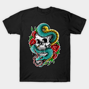 Skull vs Snake T-Shirt